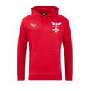 Scarlets Women's Rugby Hoodie Castore Pro Players Red Hoodie