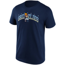 Memphis Grizzlies Men's T-Shirt NBA Navy Top