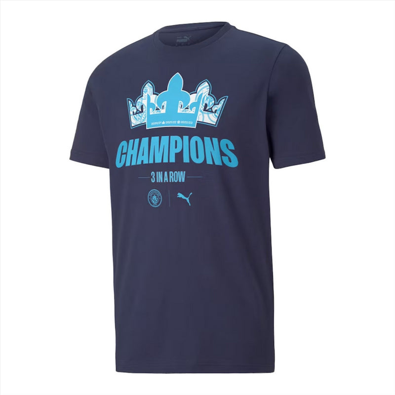 Manchester City Football T-Shirt Men's PUMA PL Champions Top