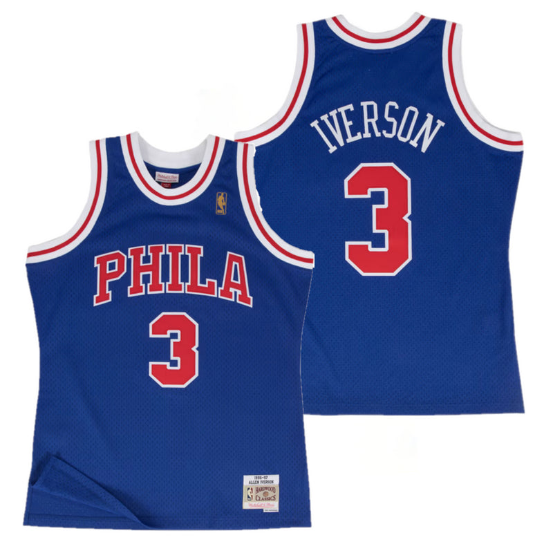 Philadelphia 76ers Jersey Men's Mitchell&Ness Top - Iverson