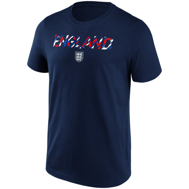 England Men's Graphic T-Shirt Football Fragment Wordmark Top