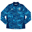 Rangers Men's 1/4 Zip Castore Football Stadium Print QZ Top