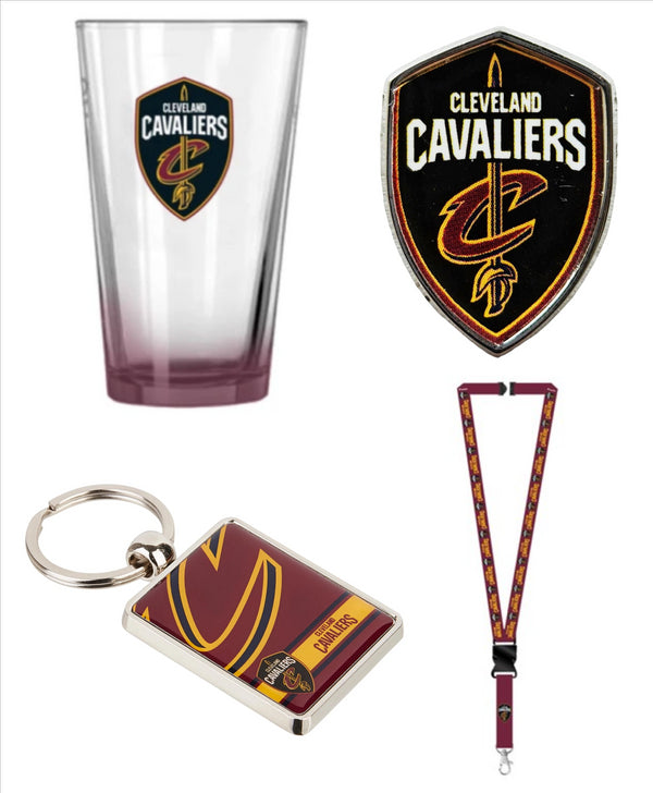 Cleveland Cavaliers Basketball NBA Pack of 4 Chistmas Souvenir Gift Set