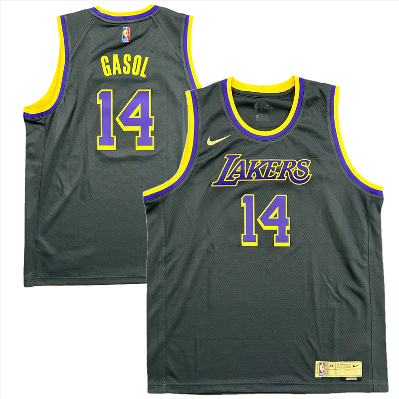 Los Angeles Lakers Jersey Kid's NBA Nike Earned Top - Gasol