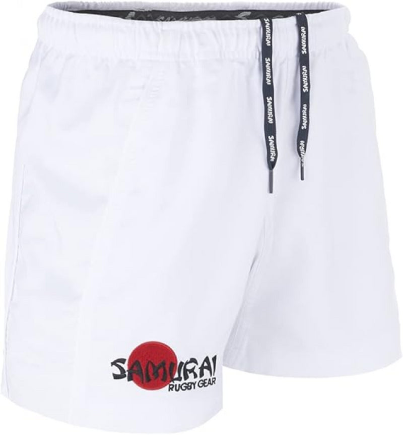 Samurai Men's Rugby Shorts Elite White Shorts