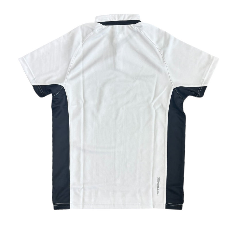 Samurai Rugby Men's Shirt White/Black Short Sleeve Top