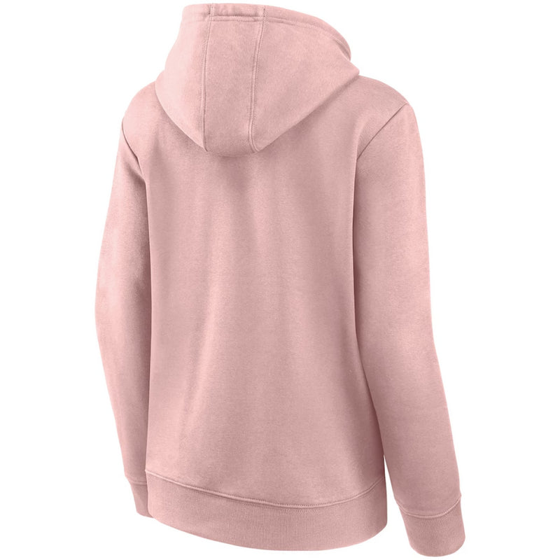 Seattle Seahawks Pink Hoodie Women's NFL Mono Logo Hoodie