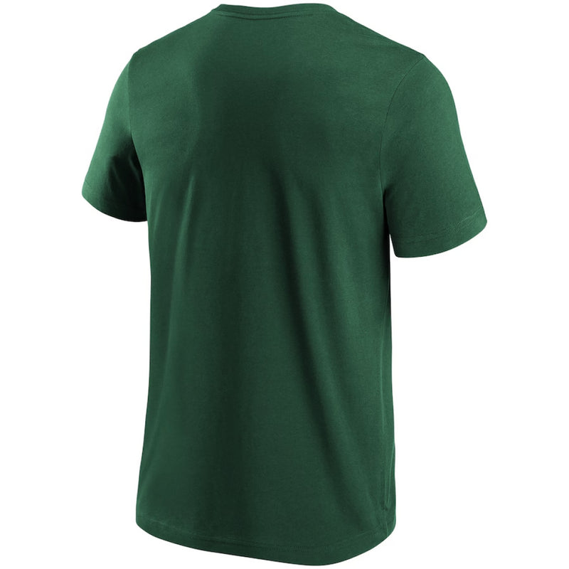 Green Bay Packers T-Shirt Men's NFL Wild Cat Iconic Green Top