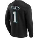 Philadelphia Eagles NFL Sweatshirt Men's Black Hurts Sweatshirt