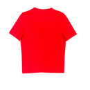 Scarlets Rugby Kid's T-Shirt Castore Red Lock Up Logo Top
