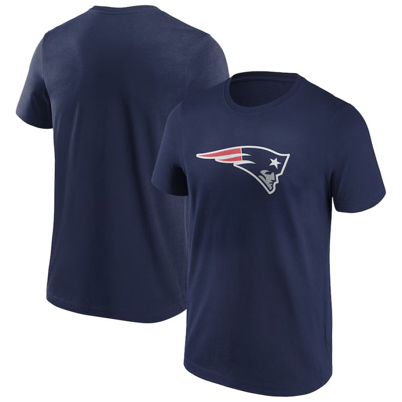 New England Patriots T-Shirt Men's NFL Primary Pop Navy Top