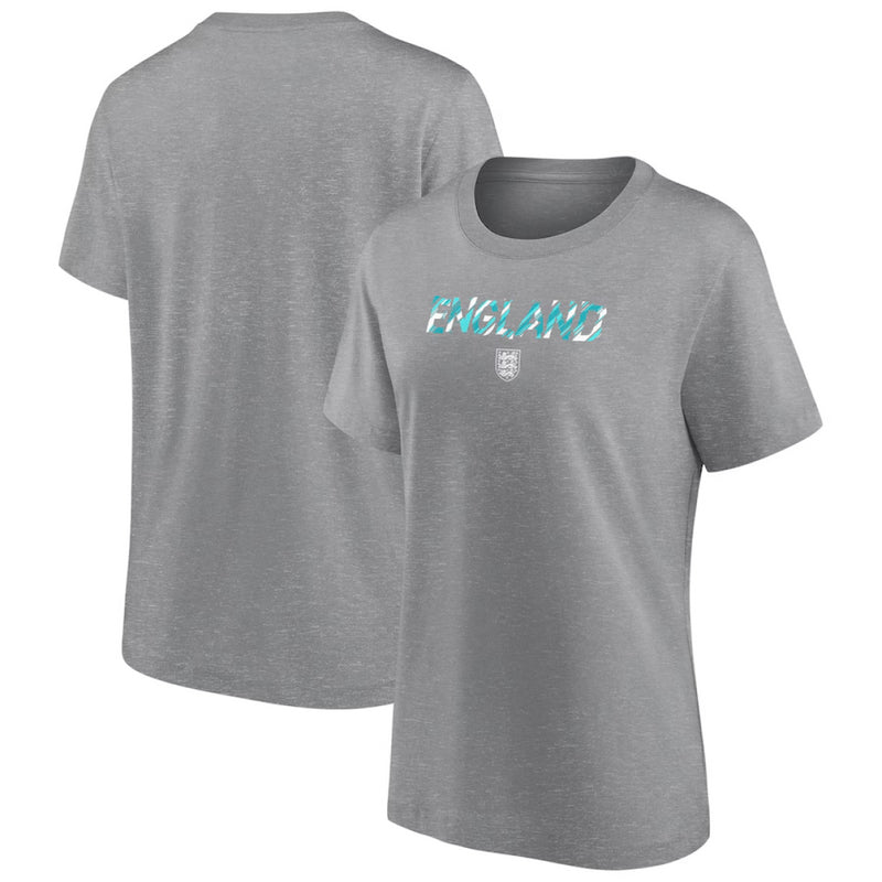 England Women's Football T-Shirt Fragment Wordmark Graphic Top