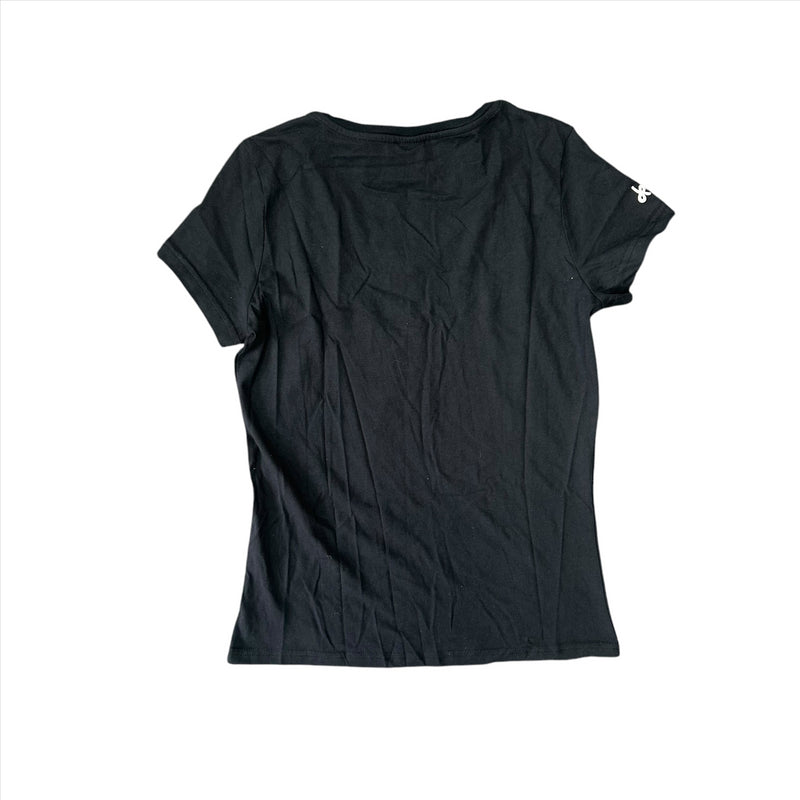 Tour De France T-Shirt Women's Cycling Black Velovelo T-Shirt