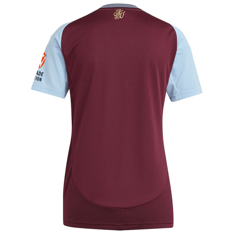 Aston Villa Football Shirt Women's adidas 24/25 Home Top