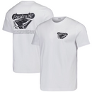 Everton Men's Football T-Shirt Art Of Football Retro White Top