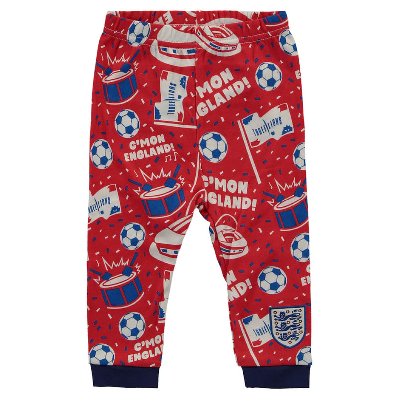 England Baby Pyjama Set Football C'mon Pjs