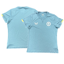 Aston Villa Women's T-Shirt Castore Football Travel Logo Top