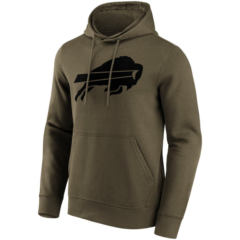 Buffalo Bills Men's Hoodie NFL Logo Khaki Hoodie