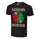 WWE Men's Graphic Top Andrews & Webster Black Top