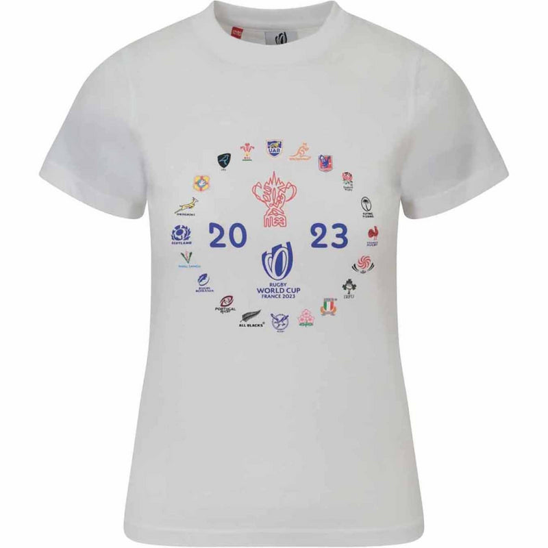 Rugby World Cup 2023 T-Shirt Kid's 20 Unions Cup Top