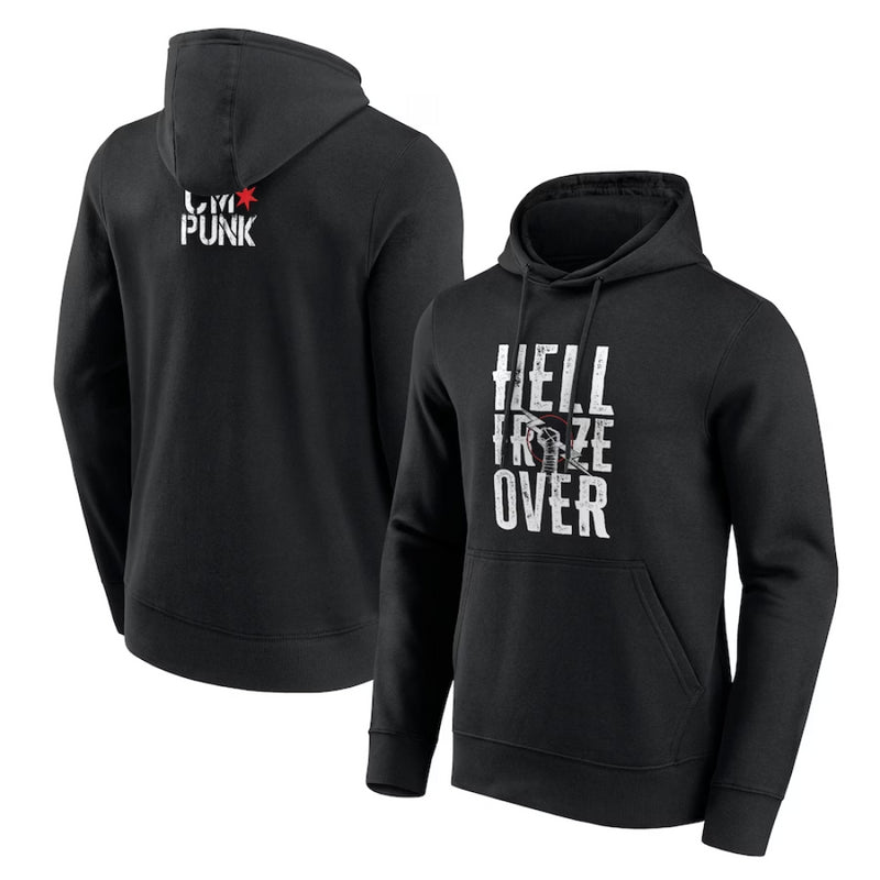 WWE CM Punk Hoodie Men's Hell Froze Over Hoodie