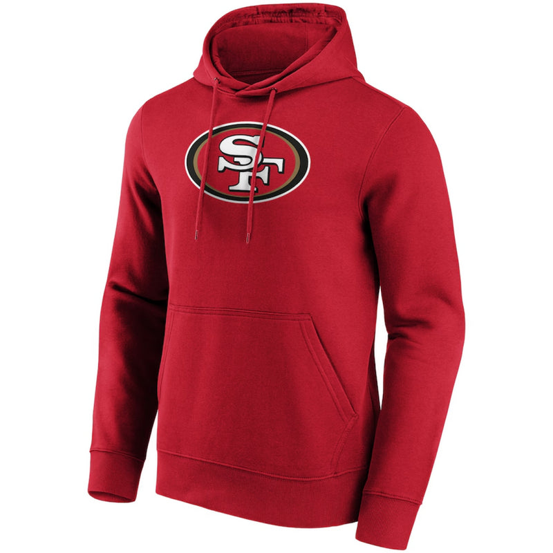 San Francisco 49ers Men's Hoodie NFL Red Mono Logo Top