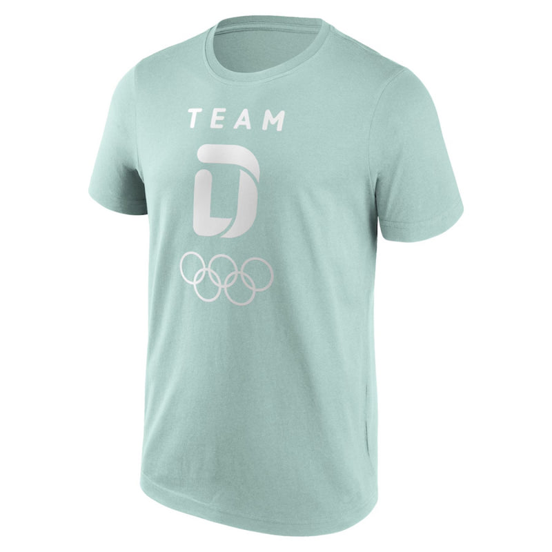 Team D Men's T-Shirt Olympics Large Mono Logo Graphic Top