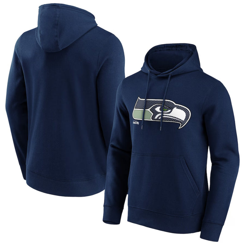 Seattle Seahawks Men's Hoodie NFL Navy Pop Art Hoodie