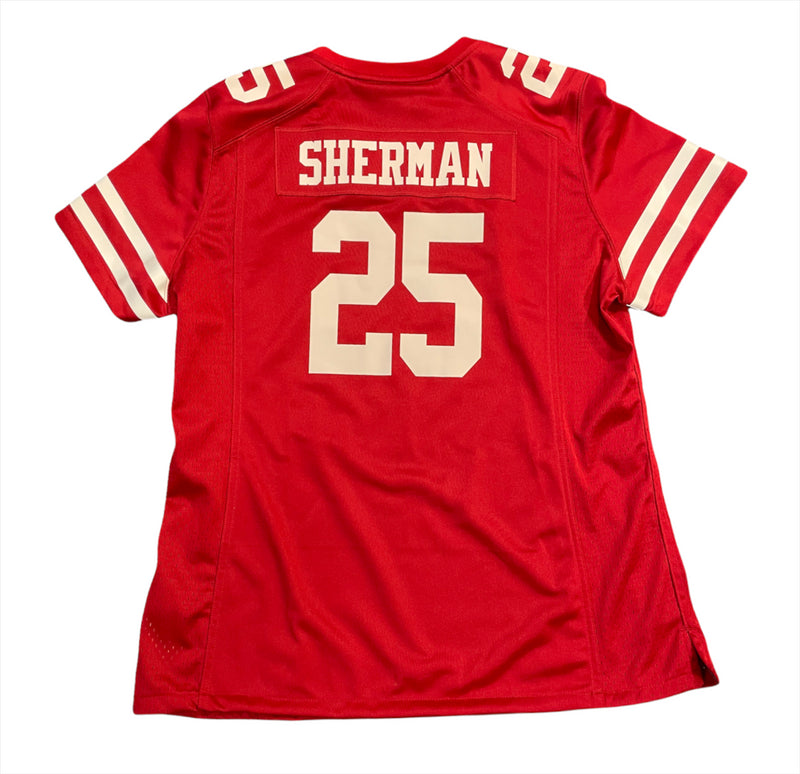 San Francisco 49ers Jersey Nike NFL Women's Home Top - Sherman