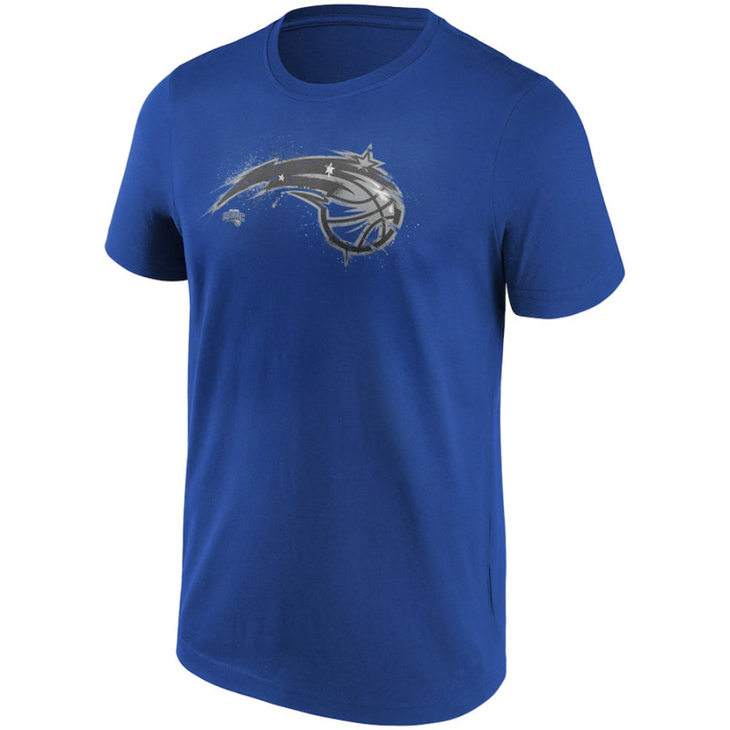 Orlando Magic Men's T-Shirt NBA Blue Splatter Graphic T-Shirt