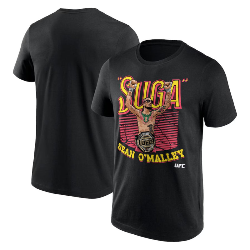 Sean O'Malley UFC T-Shirt Men's World Champion Suga Black Top
