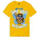 WWE Kid's Yellow T-Shirt Nikki A.S.H Almost Super Heroes Top
