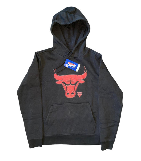 Chicago Bulls Men's Hoodie NBA Mono Logo Black Hoodie