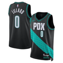Portland Trail Blazers Jersey Men's Nike Top