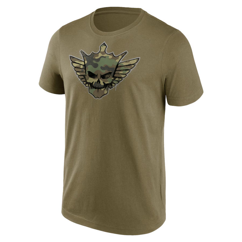 WWE Men's Graphic T-Shirt Cody Rhodes Skull Camo Top