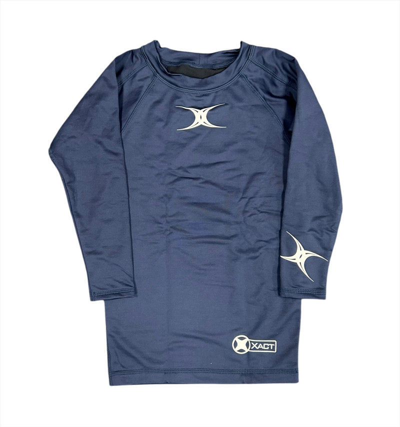 Gilbert Kid's Baselayer Top Rugby Under Shirt Xact Thermo LS