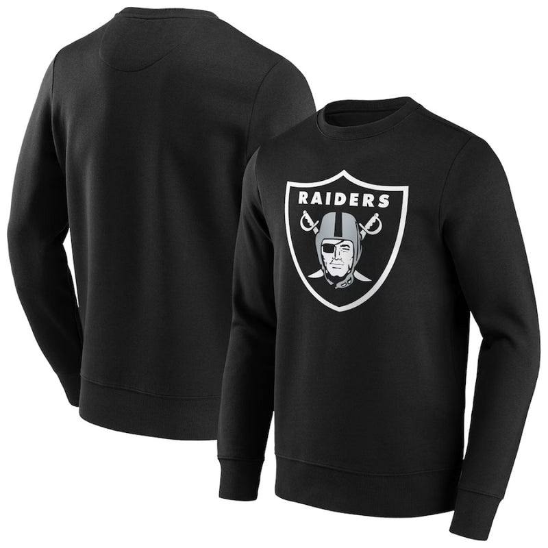 Las Vegas Raiders Sweatshirt Men's NFL Logo Black Sweatshirt