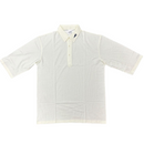 Mitre Mens Polo Shirt Cricket Off White Polo Top