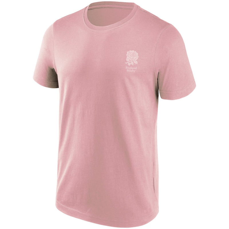 England Rugby Graphic T-Shirt Men's Pastel Mono Logo Top