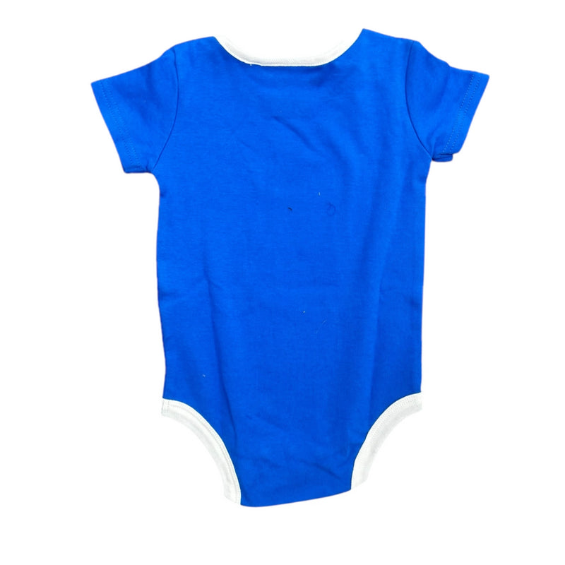Leeds United Babygrow Football Blue/Yellow Sleepsuit