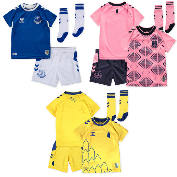 Everton Infant's Football Kit Baby's Hummel 2022/23 Mini Kit