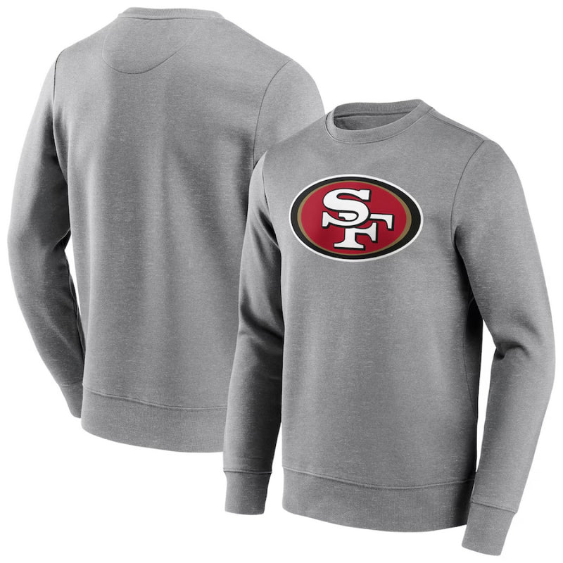 San Francisco 49ers Sweatshirt NFL Grey Logo Sweatshirt