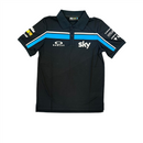 Team Sky Men's Polo MotoGP Black Short Sleeve Polo Shirt