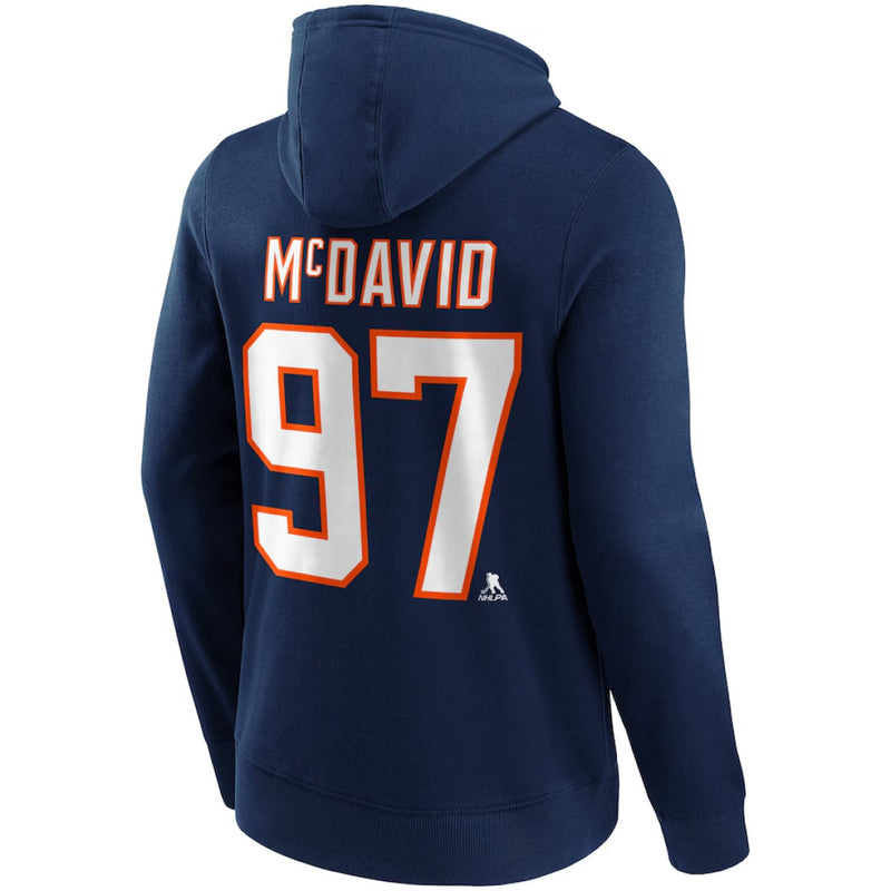 Edmonton Oilers NHL Hoodie Men's McDavid 97 C Ice Hockey Top