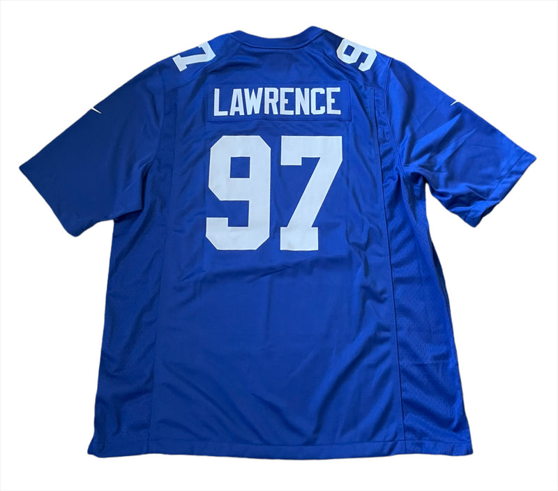 New York Giants Jersey Men's Nike NFL Home Top - Lawrence 97