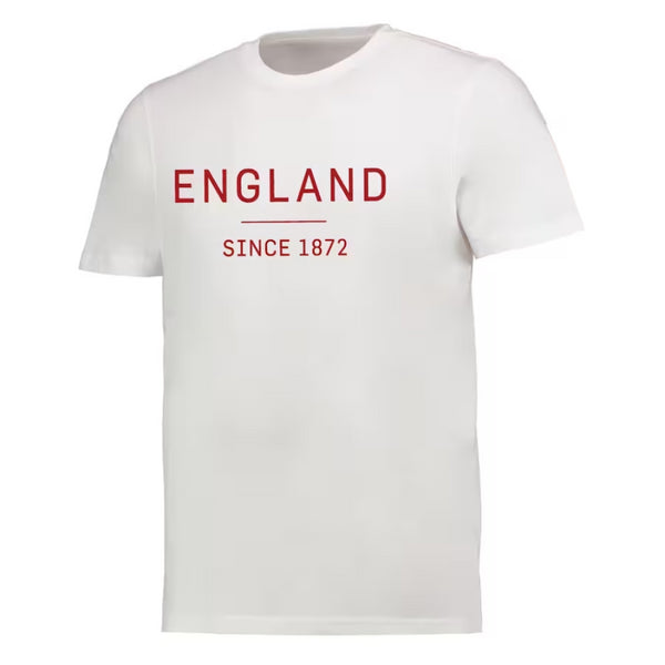 England Men's Football T-Shirt True Classics Graphic Top