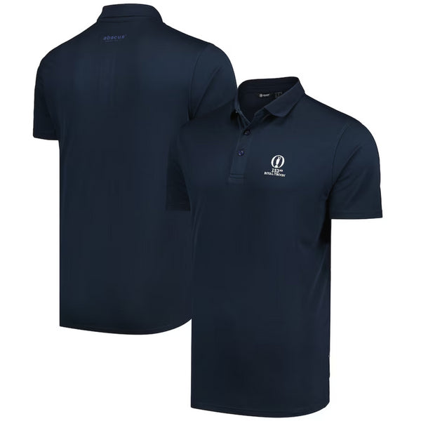 The Open Navy T-Shirt Kid's Footjay Royal Liverpool Polo Top