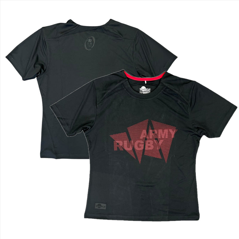 Samurai Women's Rugby T-Shirt Black Athleisure Army T-Shirt