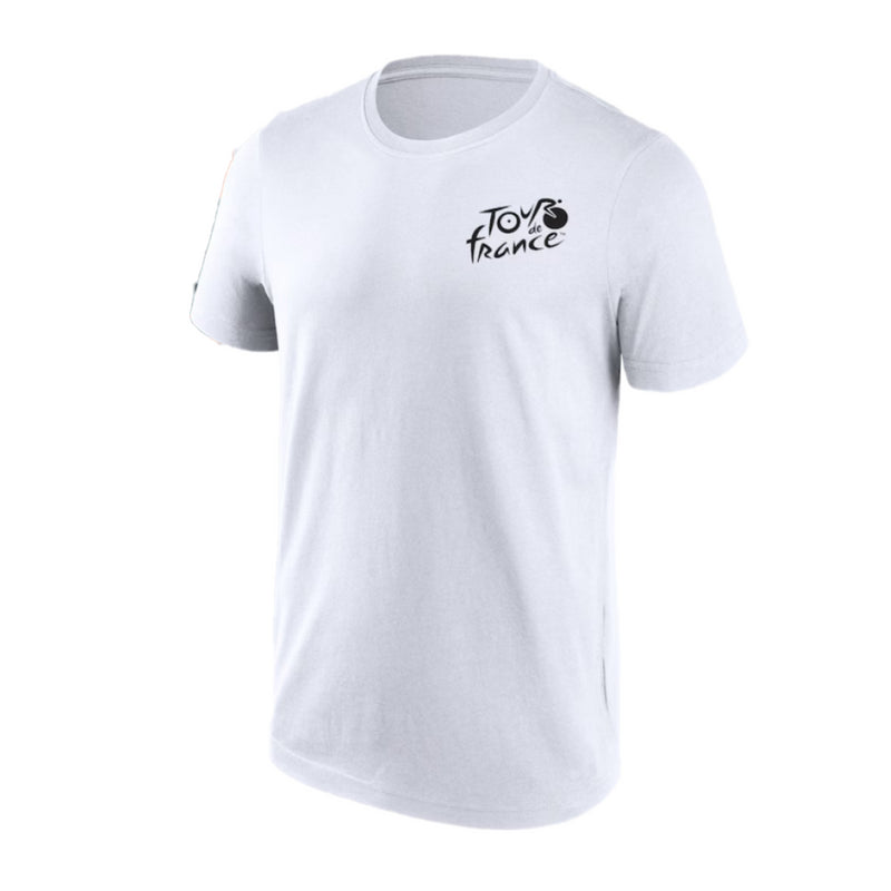 Tour De France T-Shirt Men's Cycling White Grand Depart Top