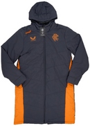 Rangers Castore Bench Jacket Men's Football Coaches Long Training